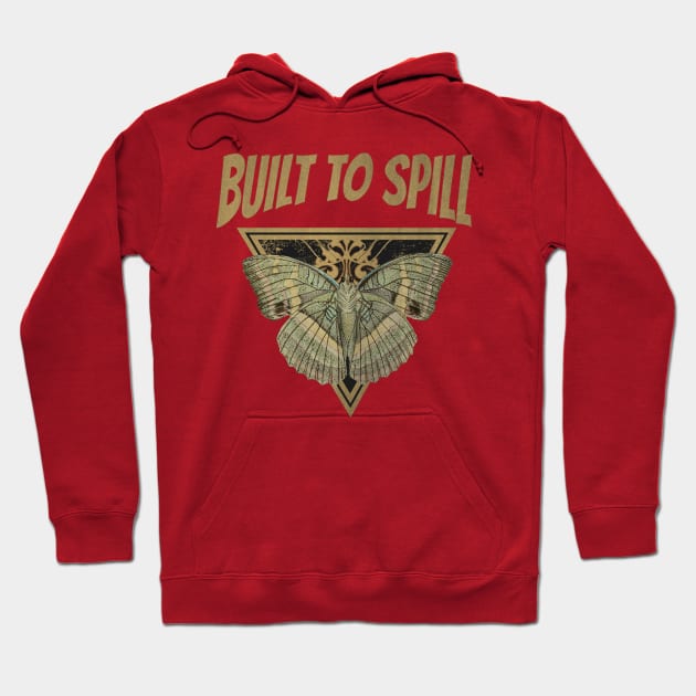 Built to spill // Fly Away Butterfly Hoodie by CitrusSizzle